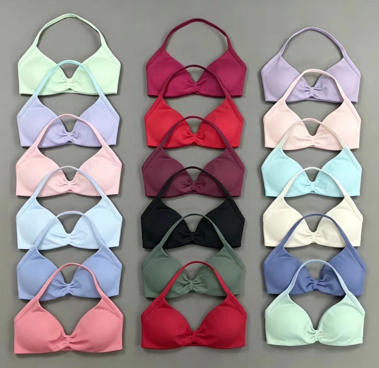 Crop Top Crochet - DF Sporcu Sütyeni, Destekli, İpli, Seksi,