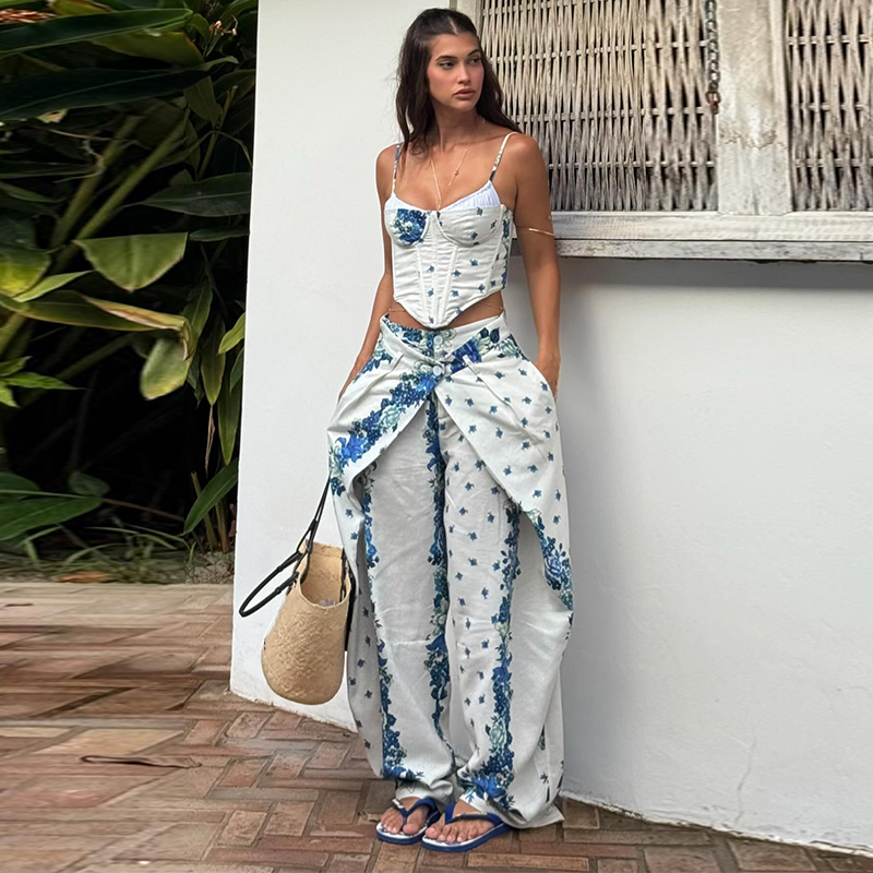 Seksi Baskılı Yelek Pantolon K - Romper Floral Print incelemesi ve fiyatı