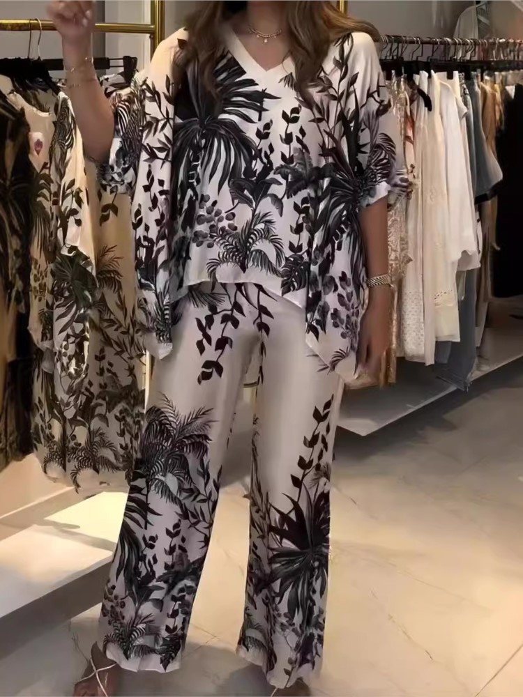 Zarif iki parçalı ofis takım e - Romper Floral Print incelemesi ve fiyatı