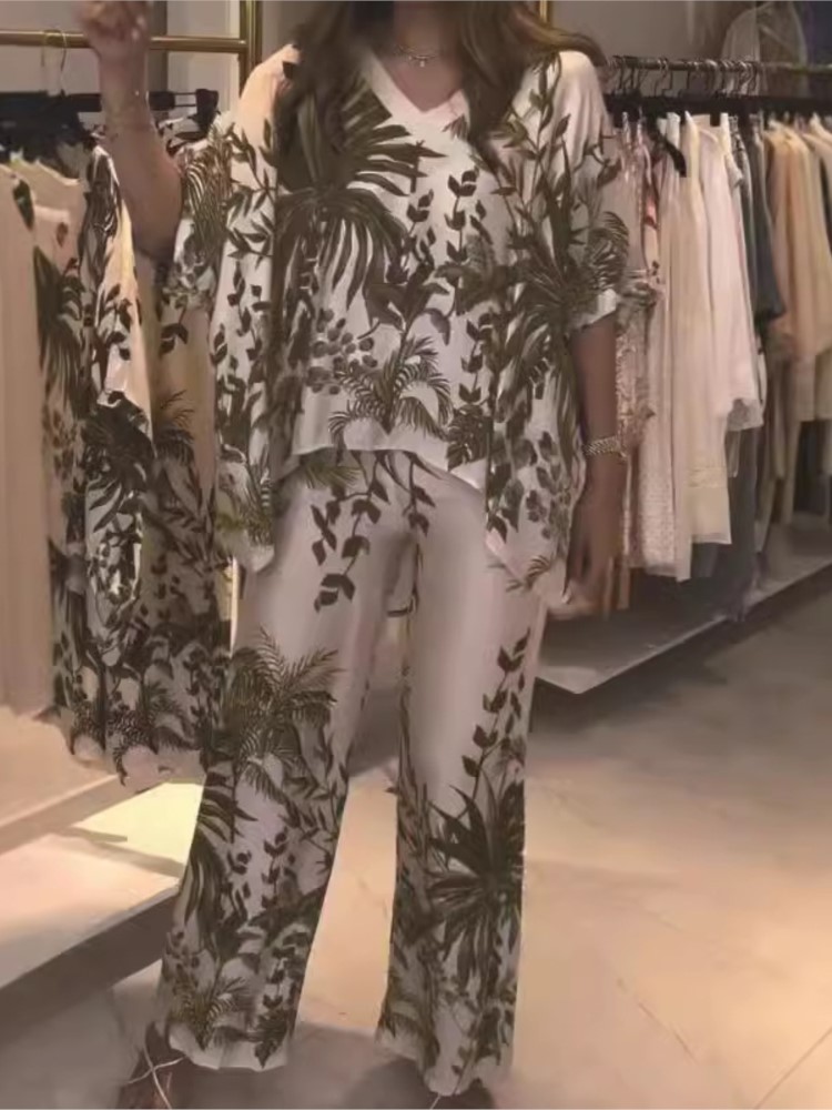 Zarif iki parçalı ofis takım e - Romper Floral Print incelemesi ve fiyatı