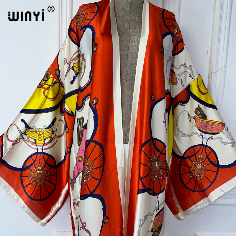 WINYI Boho Baskılı Kimono Yazl - Cover Up Kaftan incelemesi ve fiyatı