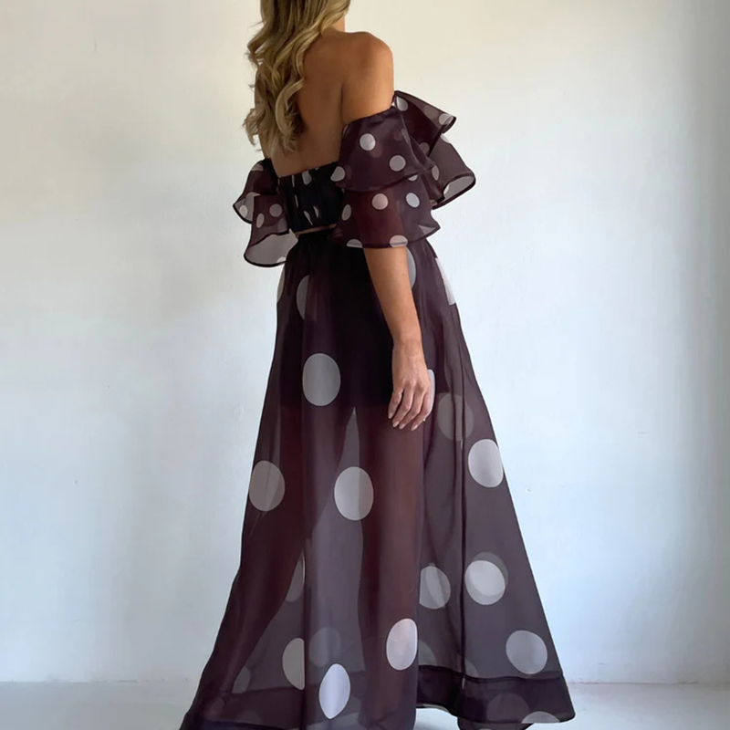 Kadın kısa kollu uzun etekli 2 - Romper Floral Print incelemesi ve fiyatı