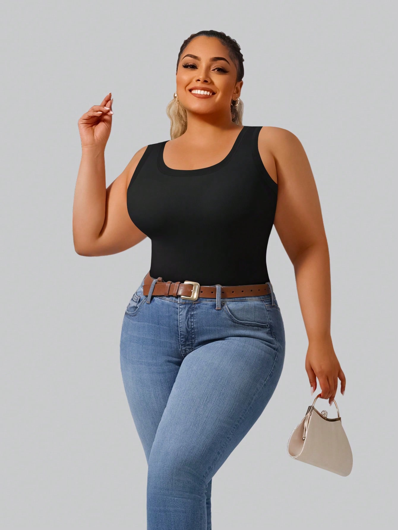 Büyük Beden Kadın Yüksek Esnek - Crop Top Crochet incelemesi ve fiyatı