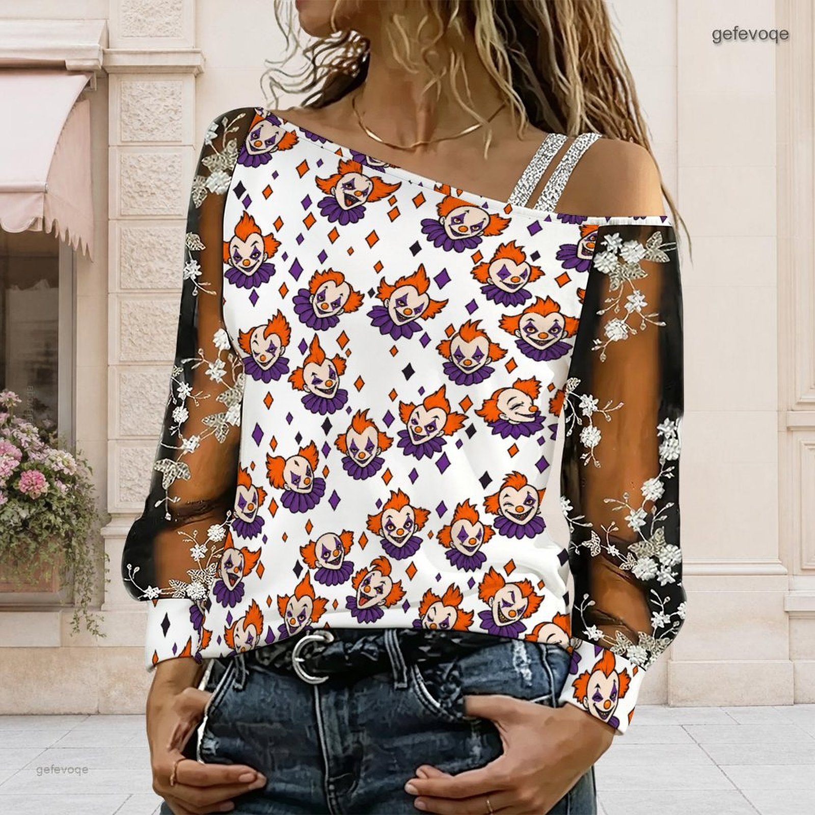 Kadınlar için Asimetrik, Omuzl - Blouse Off Shoulder incelemesi ve fiyatı